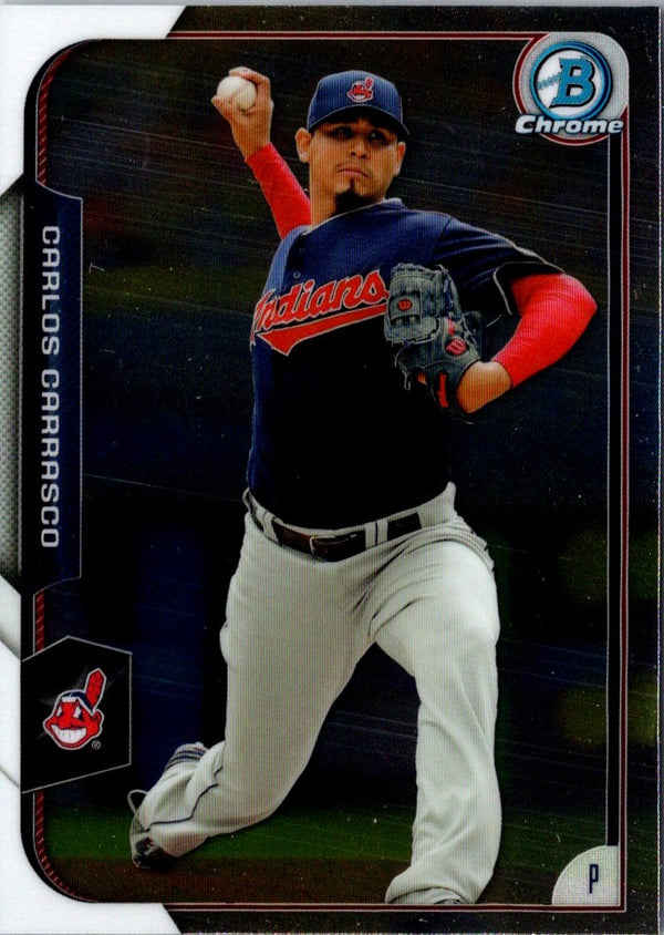 2015 Bowman Chrome Carlos Carrasco #23