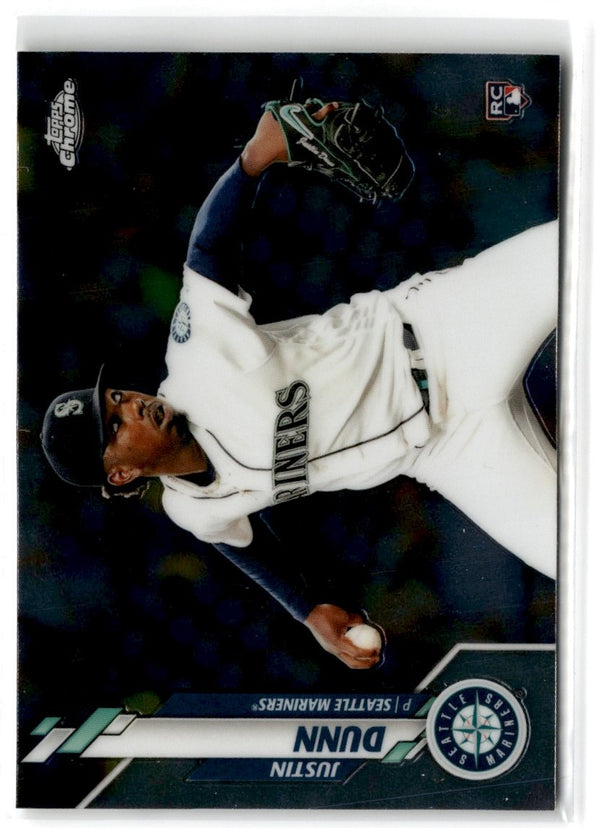 2020 Topps Chrome Justin Dunn #136 Rookie