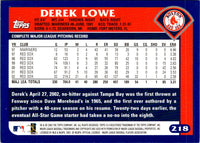 2003 Topps Derek Lowe #218
