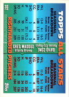 1995 Topps Greg Maddux/David Cone #392