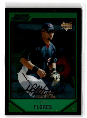 2007 Bowman Draft Picks & Prospects Jesus Flores #BDP9 Rookie