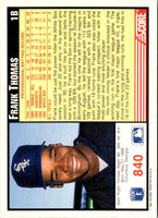 1991 Score Frank Thomas #840