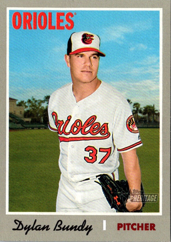 2019 Topps Heritage Dylan Bundy #319