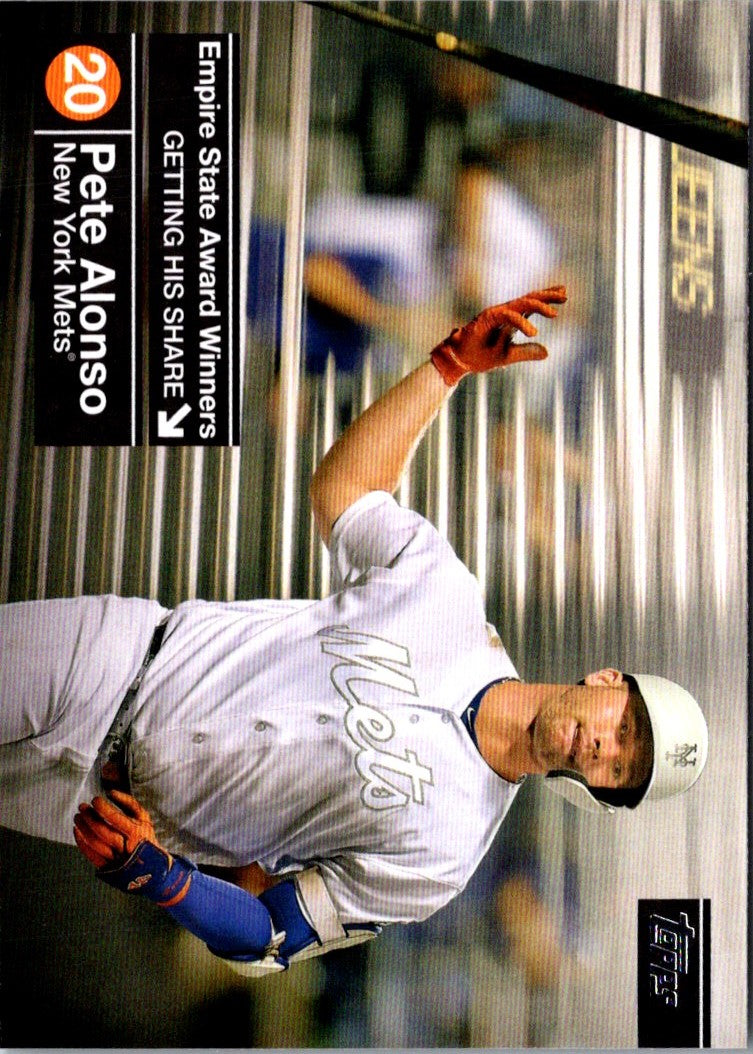 2020 Topps Throwback Thursday Pete Alonso