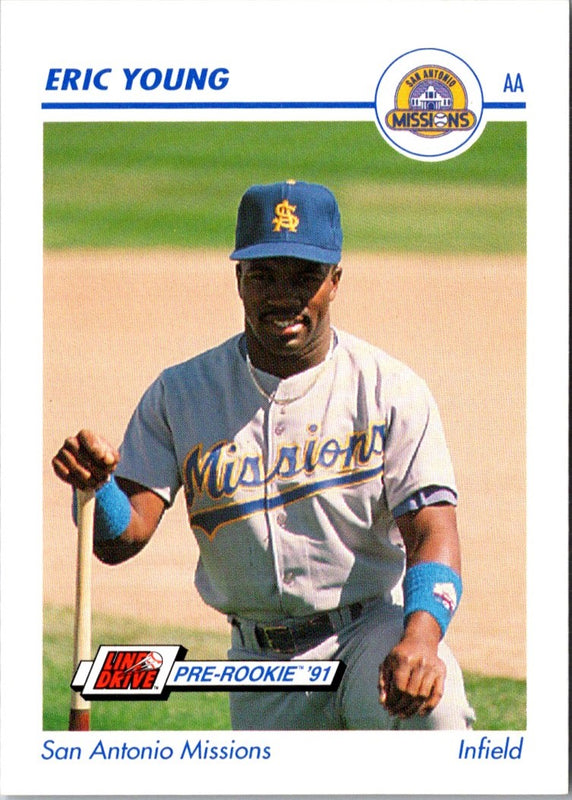 1991 Line Drive AA Eric Young #548