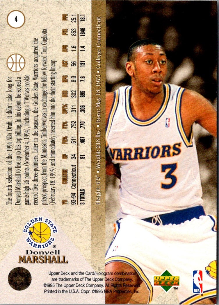 1995 Classic Superior Pix Donyell Marshall