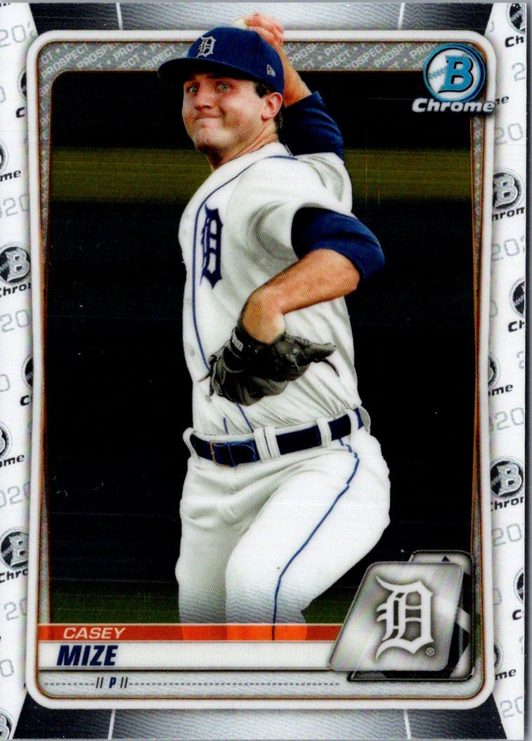 2020 Bowman Chrome Prospects Casey Mize