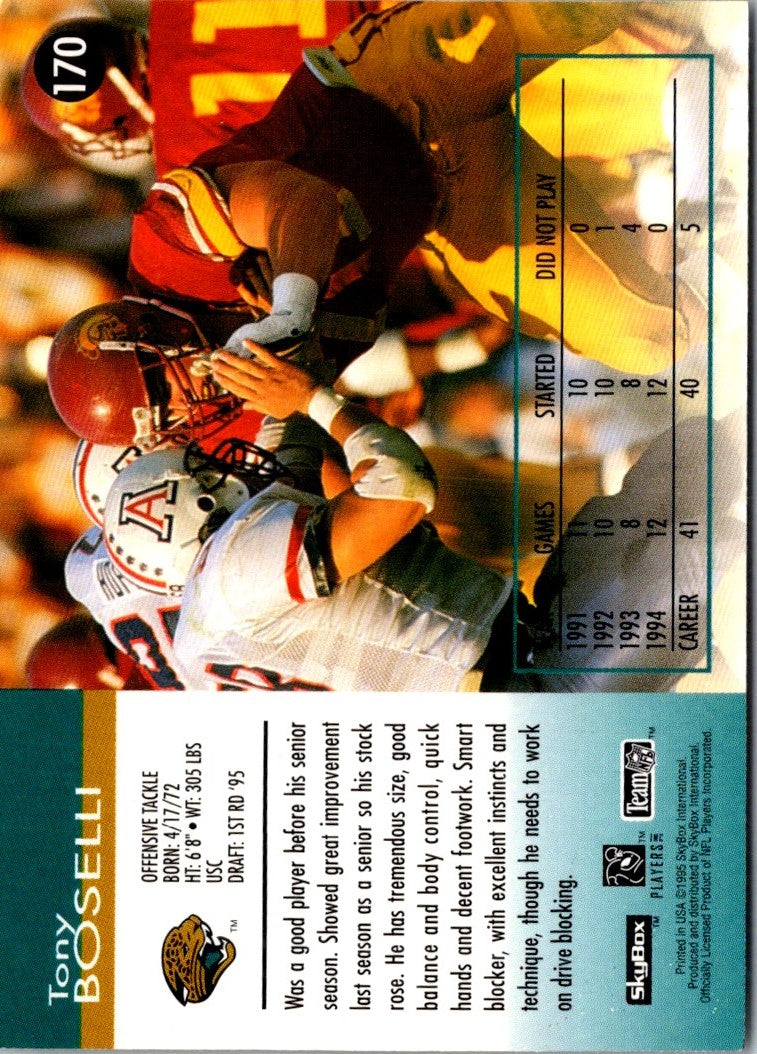 1995 SkyBox Impact Tony Boselli