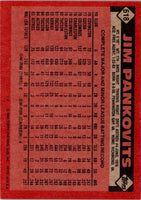 1986 Topps Jim Pankovits #618