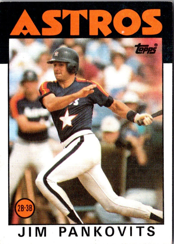 1986 Topps Jim Pankovits #618