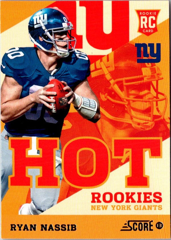 2013 Score Hot Rookies Hobby Ryan Nassib #12