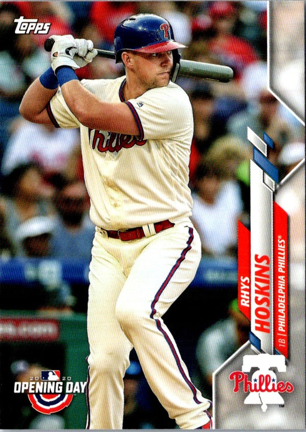 2020 Topps Opening Day Edition Rhys Hoskins #156