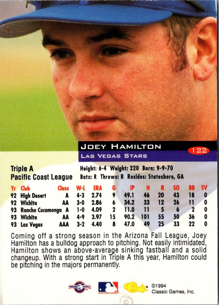 1994 Classic Joey Hamilton