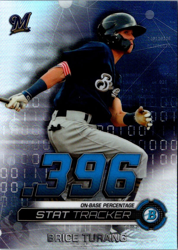 2019 Bowman Chrome Stat Tracker Brice Turang #ST-BT