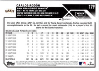 2023 Topps Carlos Rodon #179