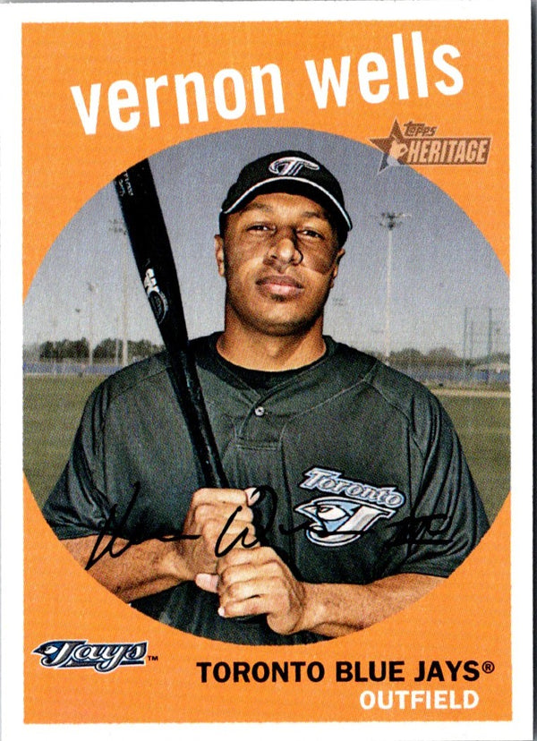 2008 Topps Heritage Vernon Wells #341