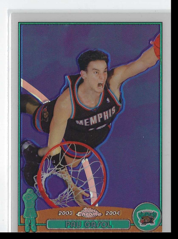 2003 Topps Chrome Refractors Pau Gasol #19