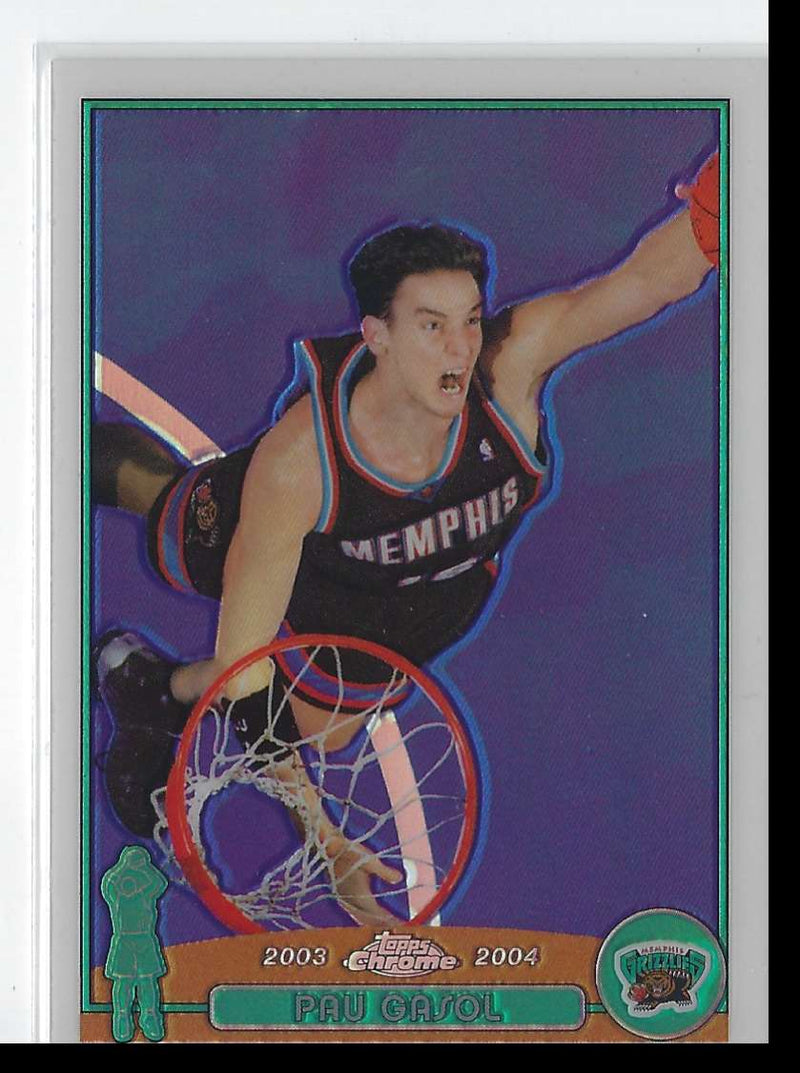 2003 Topps Chrome Refractors Pau Gasol