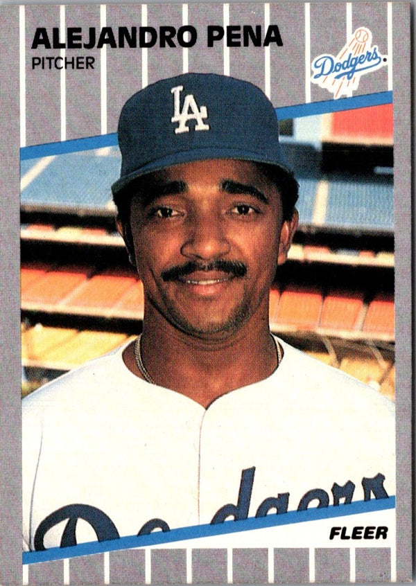 1989 Fleer Alejandro Pena #69