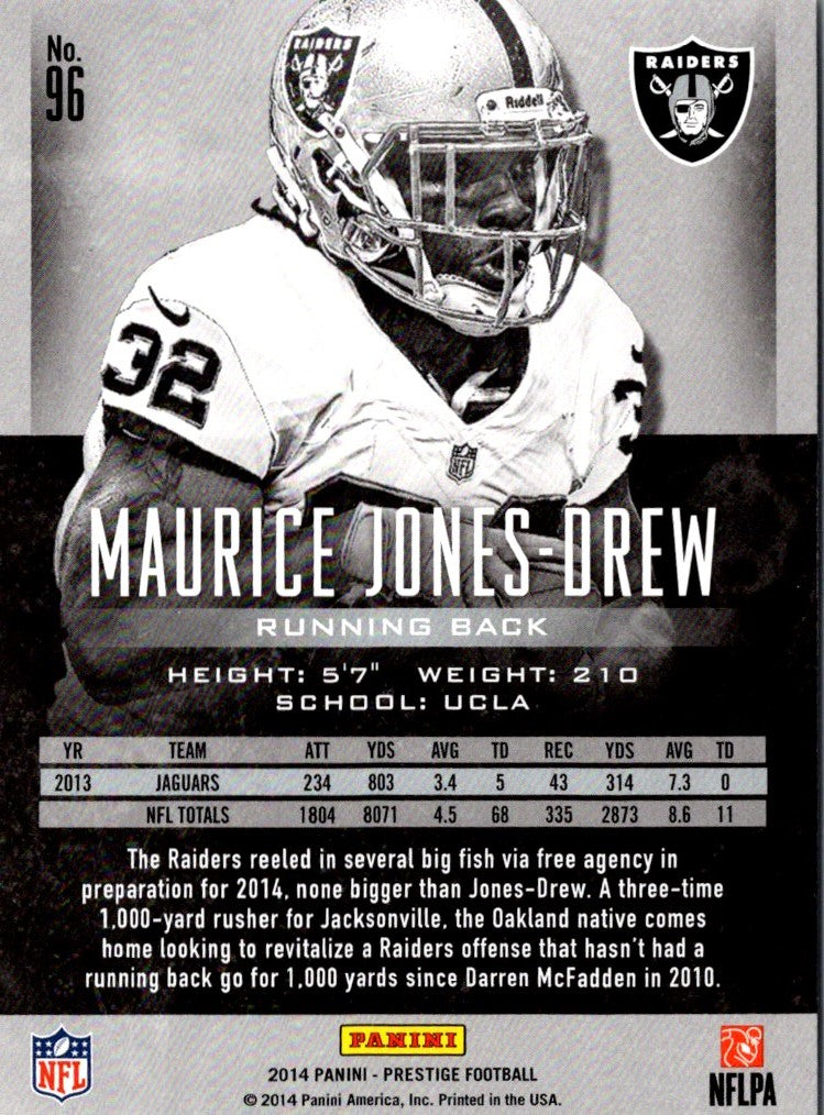 2014 Panini Prestige Maurice Jones-Drew