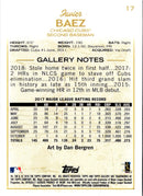2018 Topps Gallery Javier Baez
