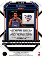 2022 Panini Prizm Blue Tre Mann #69