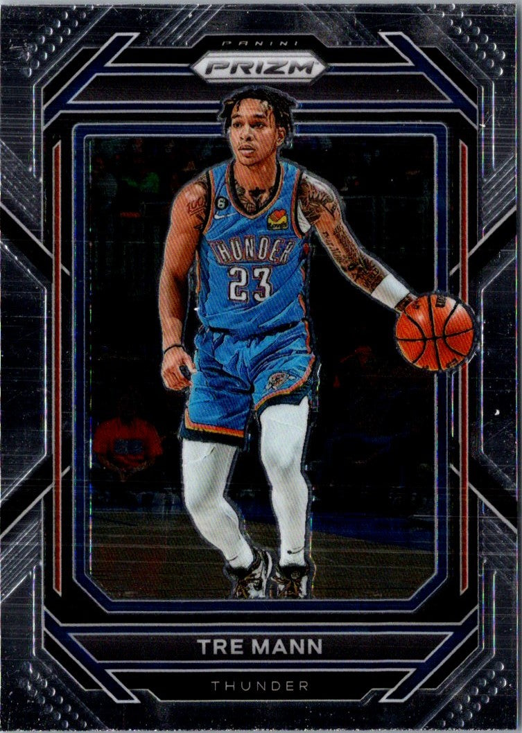 2022 Panini Prizm Blue Tre Mann