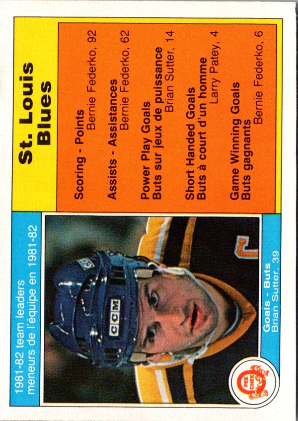 1982 O-Pee-Chee Brian Sutter #298