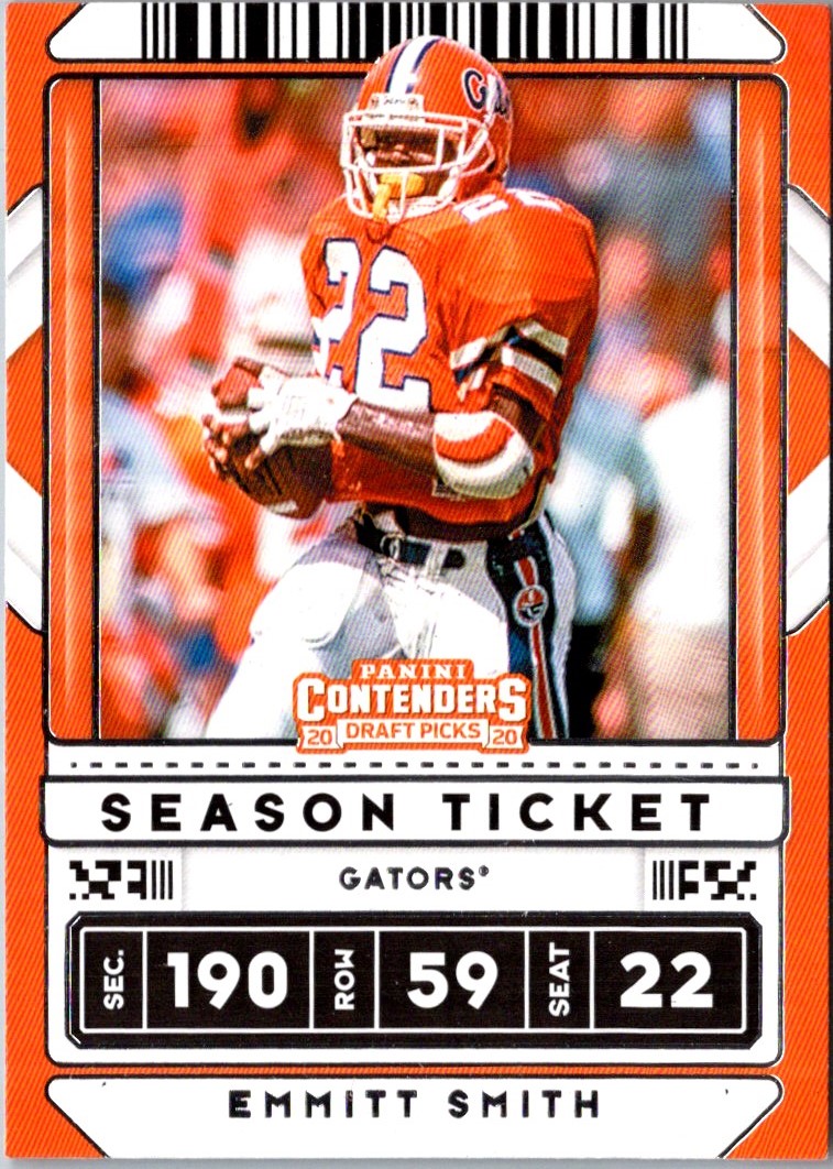 2020 Panini Contenders Draft Picks Ticket Emmitt Smith