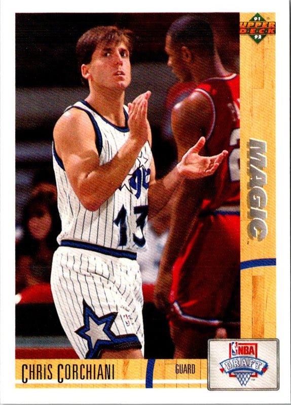 1991 Upper Deck Chris Corchiani #17 Rookie