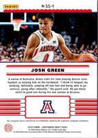 2020 Panini Contenders Draft Picks Front-Row Seats Josh Green #SS-1