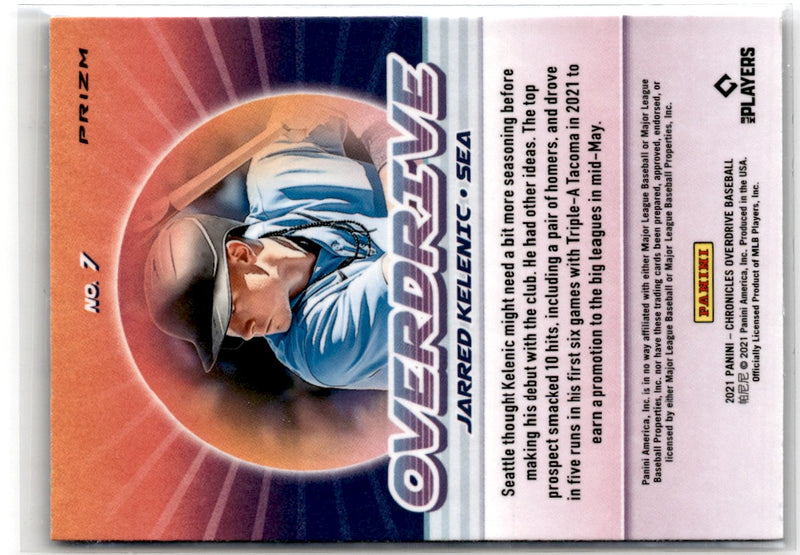 2021 Panini Chronicles Overdrive Blue Velocity Jarred Kelenic