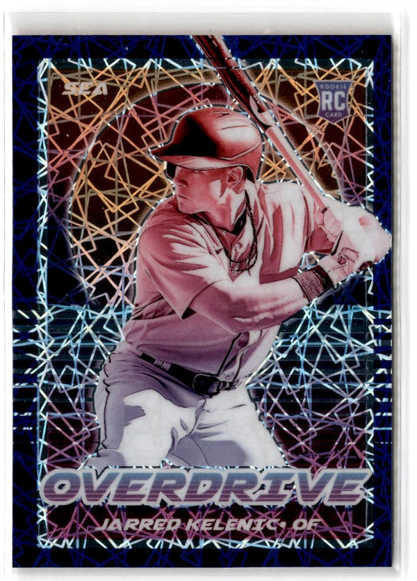 2021 Panini Chronicles Overdrive Blue Velocity Jarred Kelenic #7