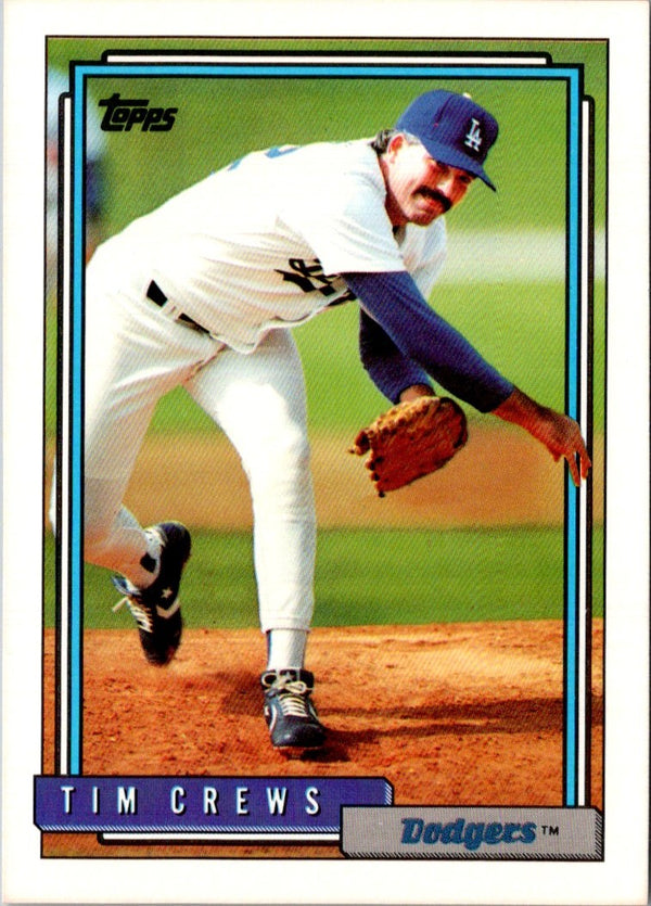 1992 Topps Gold Winners Tim Crews #642