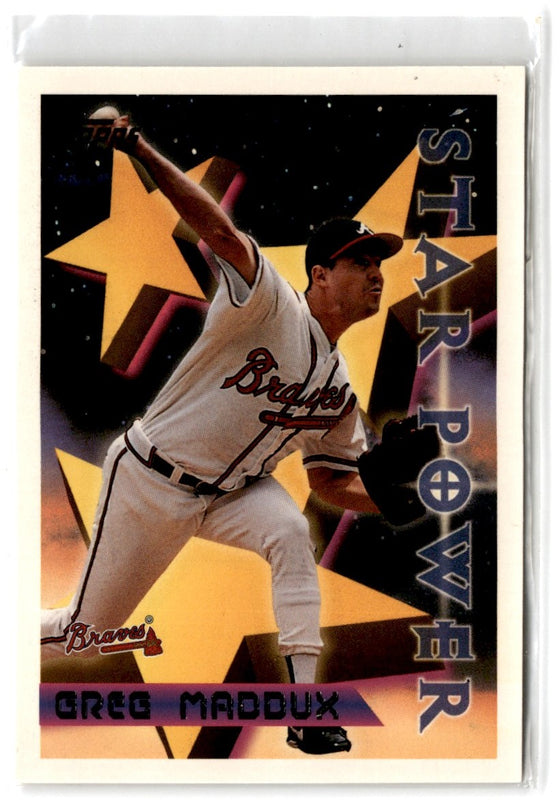 1996 Topps Power Boosters Greg Maddux #3
