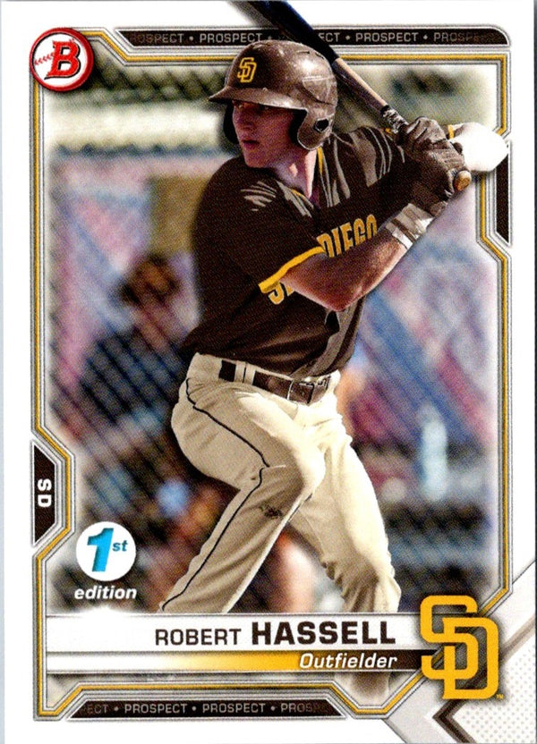 2021 Bowman 1st Edition Robert Hassell #BFE-120