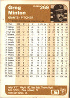 1983 Fleer Greg Minton #269