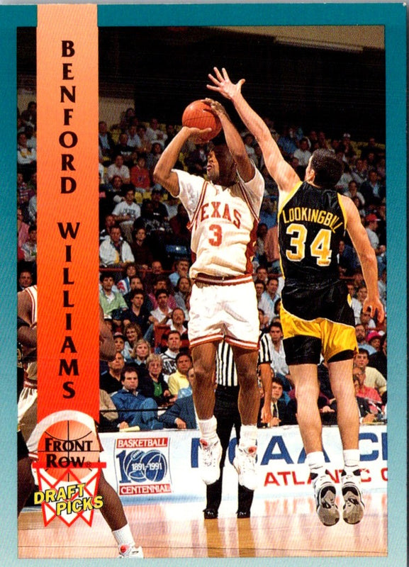 1992 Front Row Draft Picks Benford Williams #73