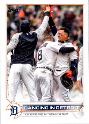 2022 Topps Update Dancing in Detroit (Javier Baez/Robbie Grossman) #US238