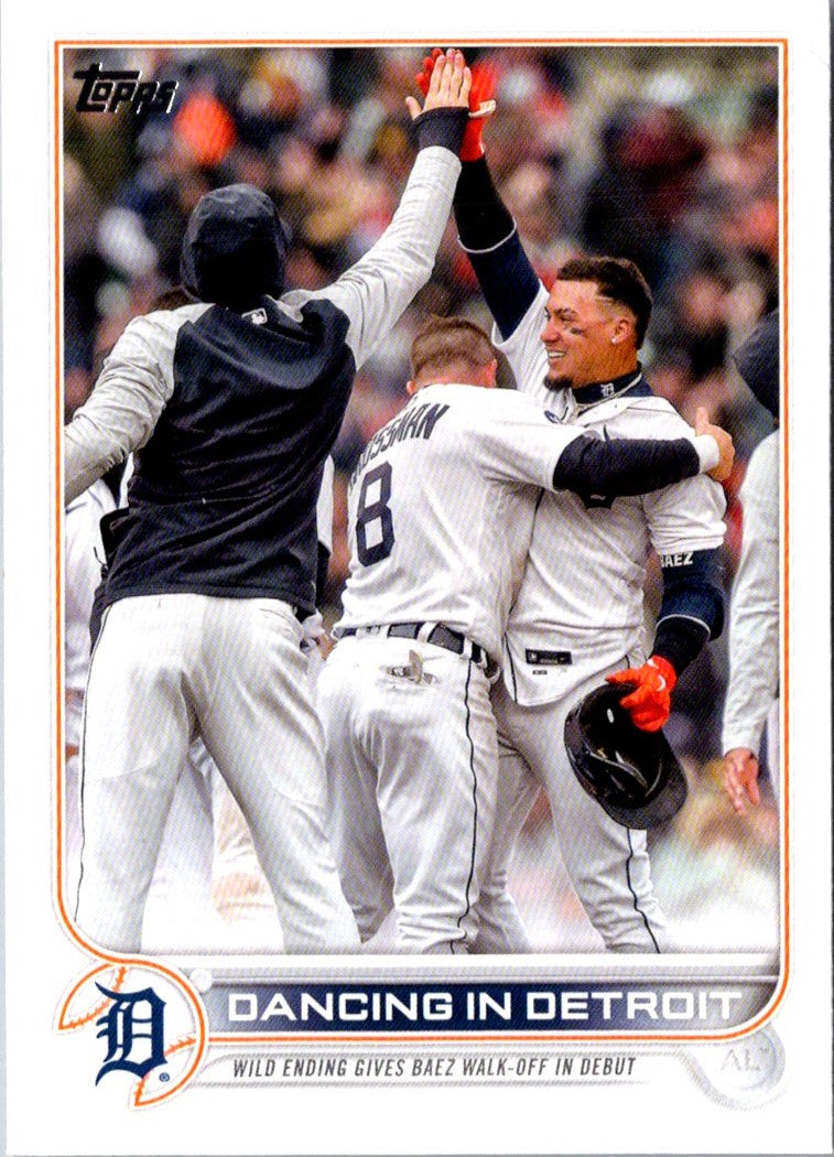 2022 Topps Update Dancing in Detroit (Javier Baez/Robbie Grossman)