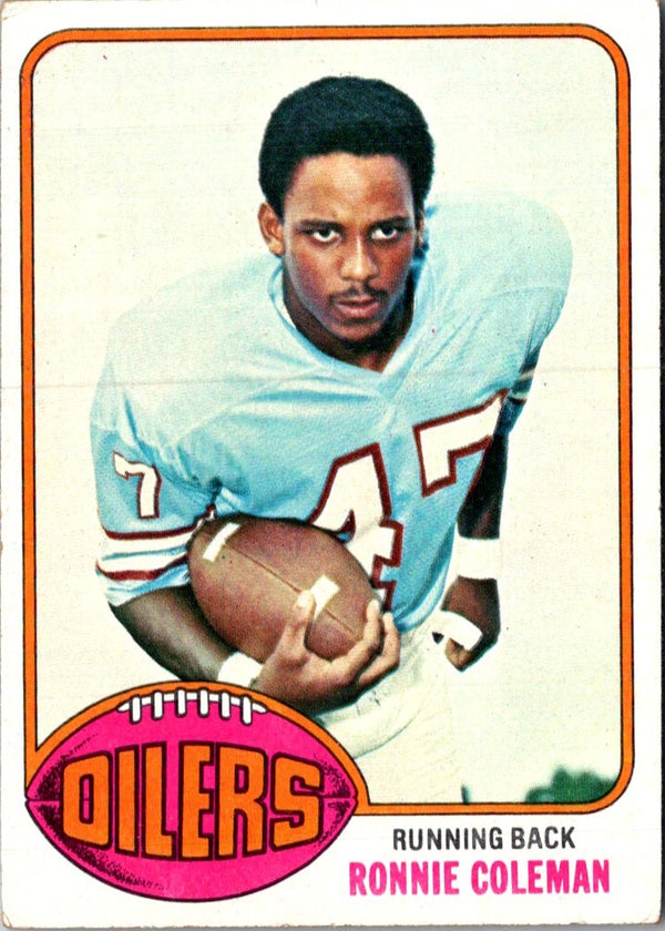 1976 Topps Ronnie Coleman #22 Rookie NR-MT