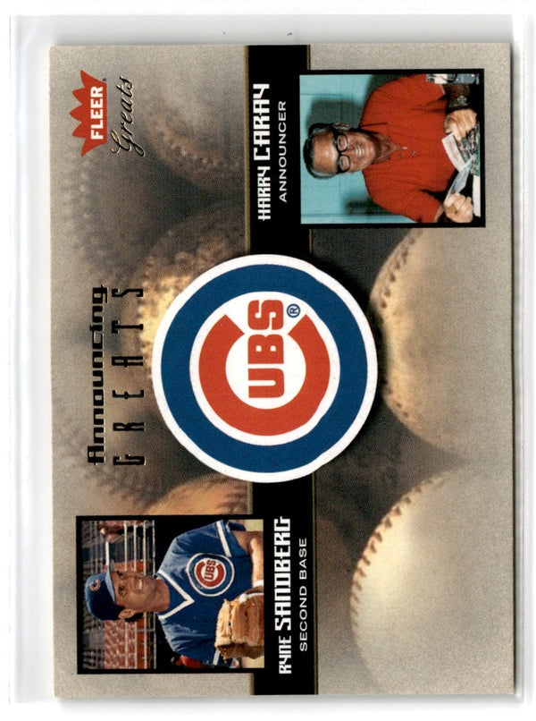 2003 Donruss Signature INKredible Six Andre Dawson/Ernie Banks/Mark Prior/Ryne Sandberg /Kerry Wood/Mark Grace #3