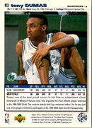 1995 Collector's Choice Tony Dumas