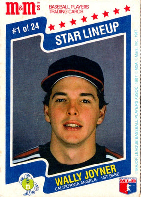 1986 Big Apple Card Co. California All Stars Wally Joyner #1