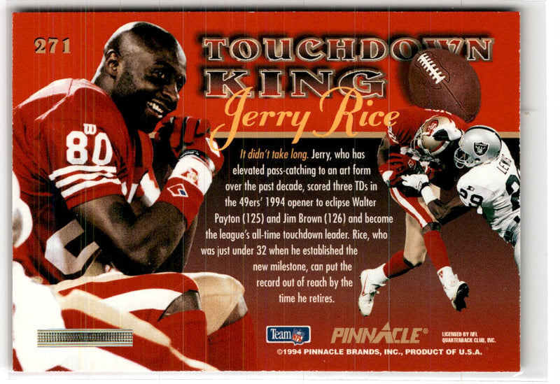 1994 Pinnacle Jerry Rice