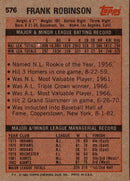 1983 Topps Frank Robinson