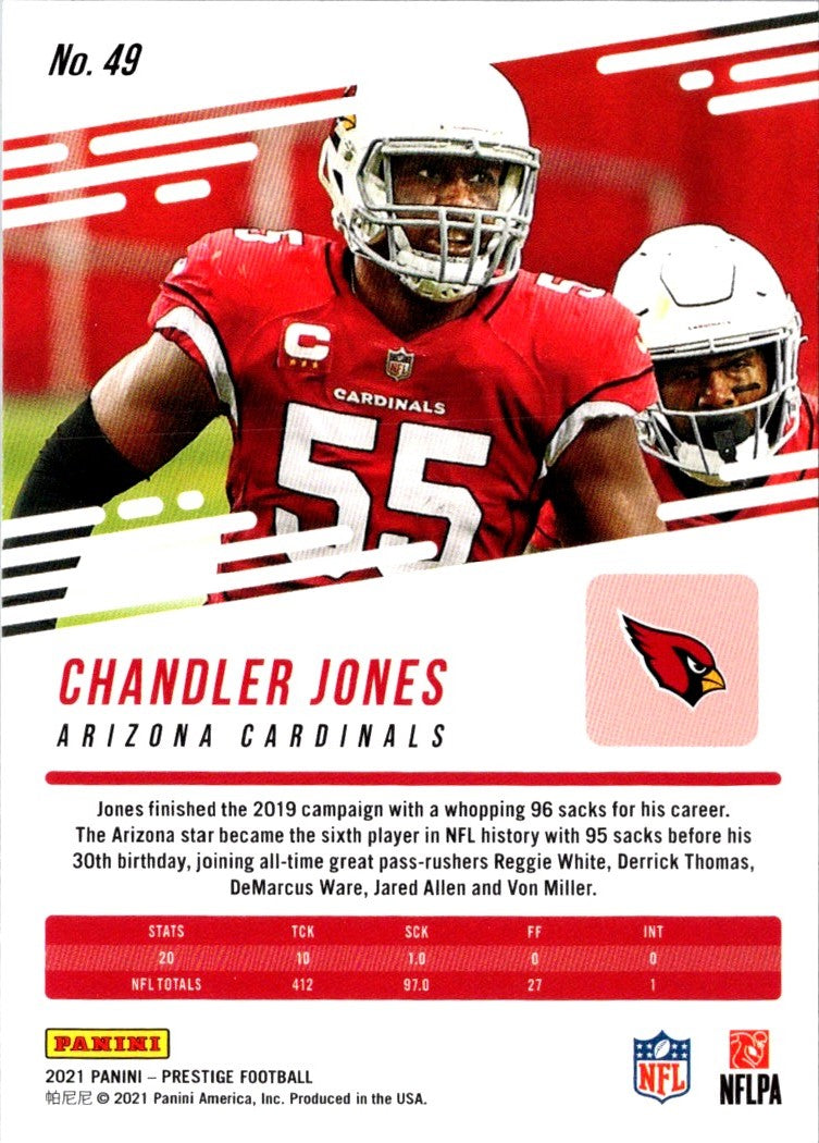 2021 Panini Prestige Chandler Jones