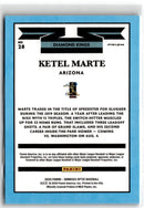 2020 Donruss Optic Carolina Blue and White Ketel Marte