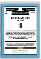 2020 Donruss Optic Carolina Blue and White Ketel Marte #28
