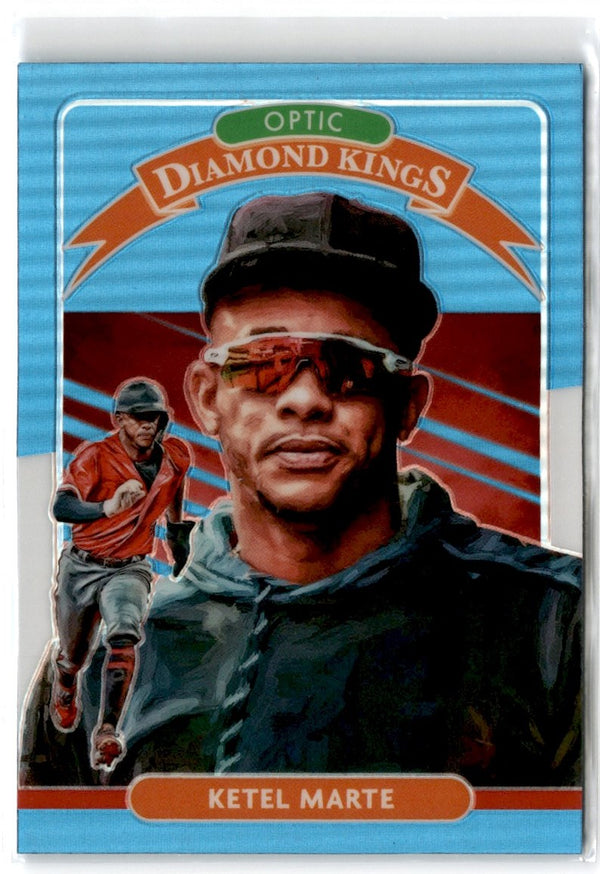 2020 Donruss Optic Carolina Blue and White Ketel Marte #28